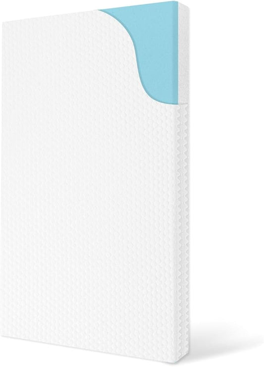 Pack and Play Mattress Pad, 38x26 Pack N Play Mattresses with Removable Breathable Cover, Portable Soft & Firm Memory Foam Baby Mattress for Pack n Play, White