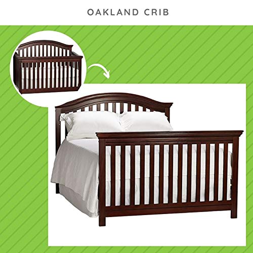 Full-Size Conversion Kit Bed Rails for Suite Bebe Convertible Cribs - Solid Wood Rail - Toddler and Adult Bed Rail for Full-Size Beds - Essential Nursery & Baby Furniture (Cherry)