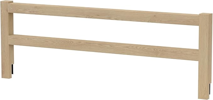CC KITS Safety Guard Rail for Baby, Kids, and Children - Solid Wood Safety Bed Rail for Toddlers - Easy Installation - Premium Protection for Bunk, Twin, Full, Queen and King Size Beds - (Unfinished)