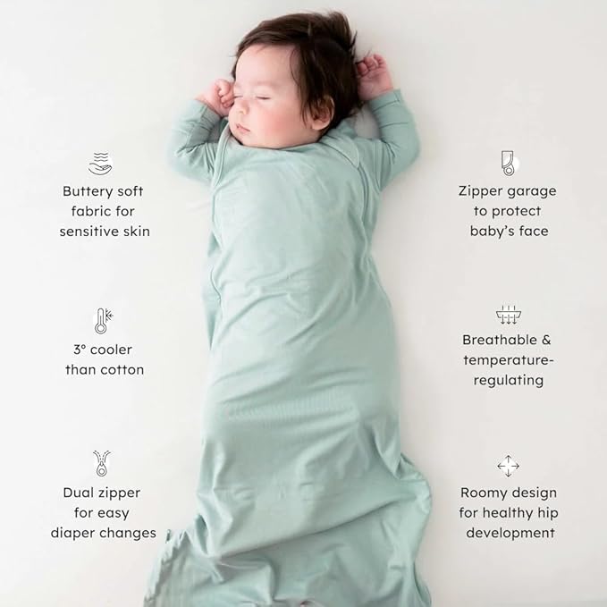 KYTE BABY Unisex Sleep Bag for Babies and Toddlers, 0.5 Tog, 97% Rayon made from Bamboo, 3% Spandex