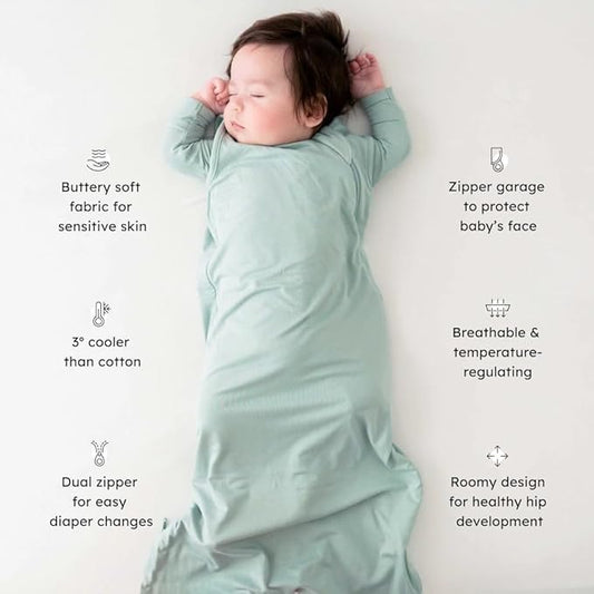 KYTE BABY Unisex Sleep Bag for Babies and Toddlers, 0.5 Tog, 97% Rayon made from Bamboo, 3% Spandex