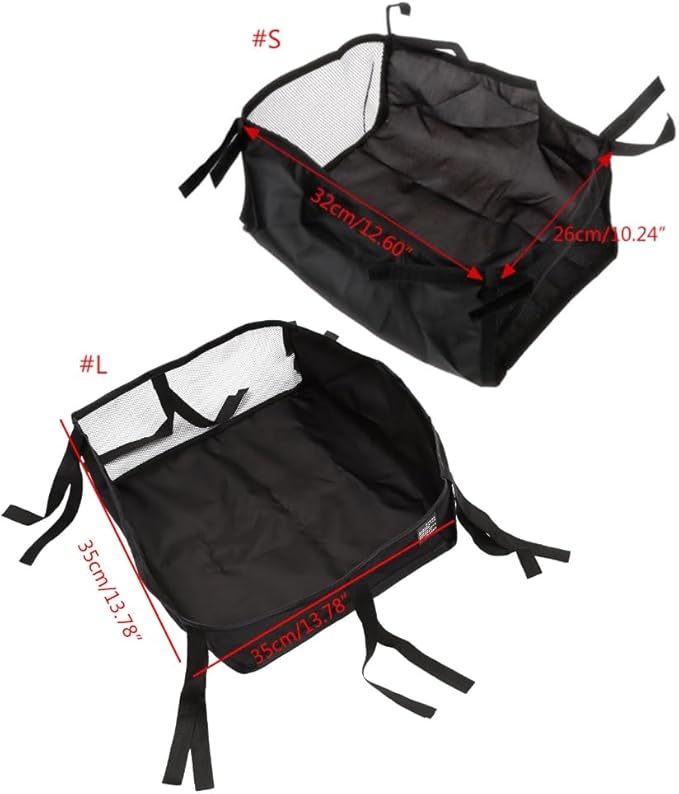 RYUJNDK 2pc Portable Strollers Travel Bag Basket Pockets for Standard or Double Strollers for Storing Phone Keys Toys Accessory