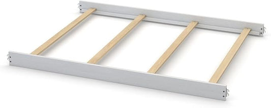 Full-Size Conversion Kit Bed Rails for Evolur Cribs - Solid Wood Crib Convertible Kit to Kids Bed - Transitional Style Rails & Easy-to-Install Child Essentials for Safety (Silver Mist)
