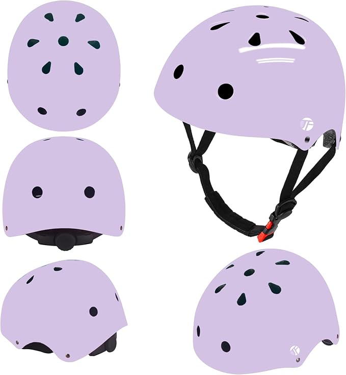 Adjustable Color Gradient Toddler Kids Bike Helmet for 3-5-8-14+Ages Girls Boys.Skateboard Bicycle Toddler Helmet 2-4 Years for Multi-Sports Cycling Scooter Inline Roller Skates Rollerblading