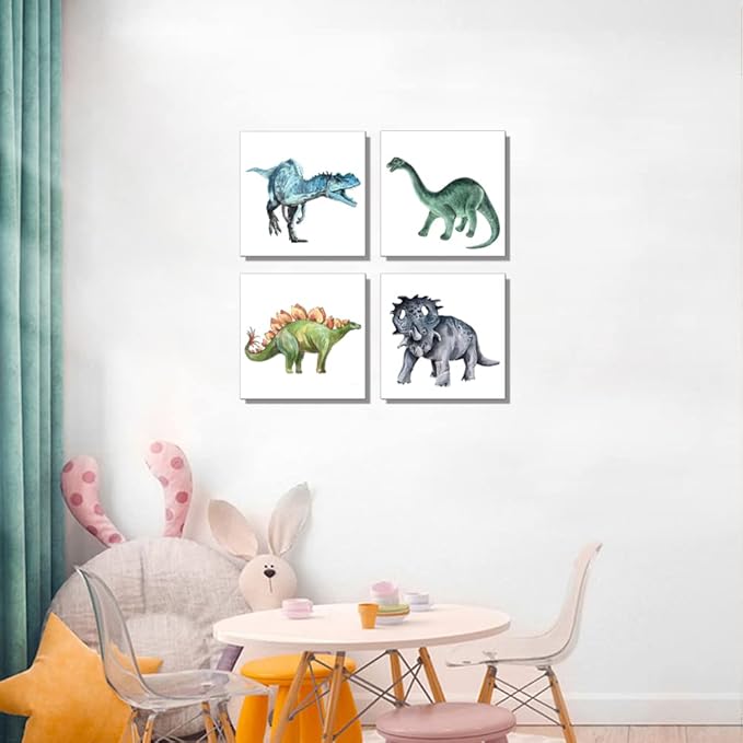 Dinosaur Wall Pictures Dinosaur Canvas Art for Kids Boys Girls Room Decor