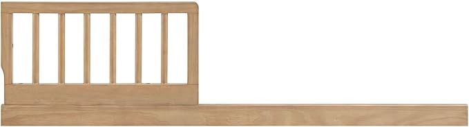 Soho Baby Everlee Island Crib to Toddler Bed Guard Rail Conversion Kit, Honey Wood