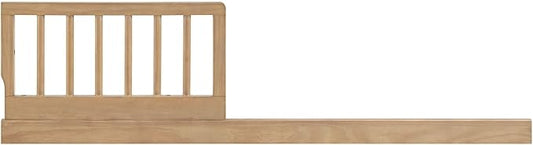 Soho Baby Everlee Island Crib to Toddler Bed Guard Rail Conversion Kit, Honey Wood
