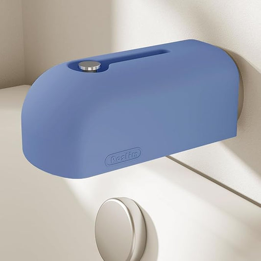 Faucet Cover Bathtub, Soft Silicone Tub Spout Cover, Faucet Protector for Kids, Bath Spout Guard for Baby, Toddler Tub Faucet Cover, Water Spout Cover for Child Safety, Universal Fit（Indigo）