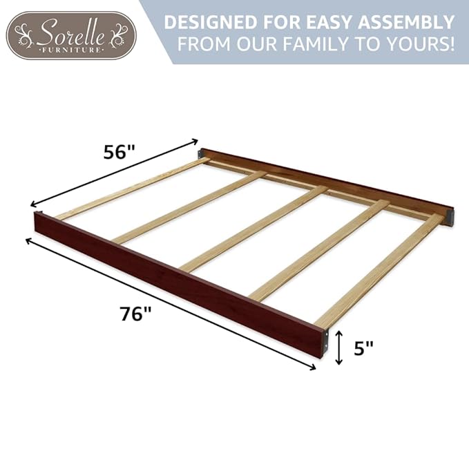 Sorelle Furniture Toddler Rails and Full-Size Bed Adult Rails, Sorelle Wood Bed Rail & Crib Conversion Kit, Converts Sorelle Furniture Crib to Toddler Bed and Full-Size Bed, # 228 - Espresso