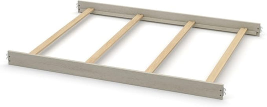 Full-Size Conversion Kit Bed Rails for Evolur Cribs - Solid Wood Crib Convertible Kit to Kids Bed - Transitional Style Rails & Easy-to-Install Child Essentials for Safety (Porcini)