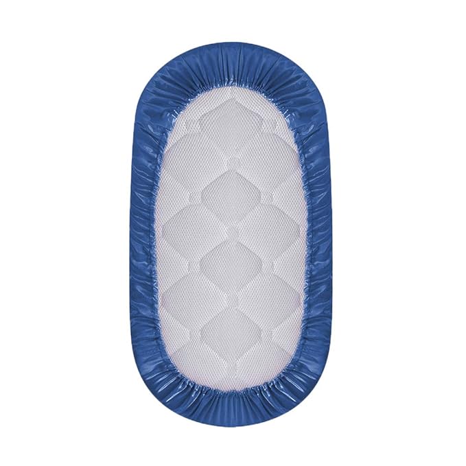 Pro Goleem Satin Bassinet Sheet Great for Baby Hair Soft Silk Feeling Sheet for Cradle or Bassinet Pad＆Mattress for Girls Gift for Newborn and Infant Navy Blue