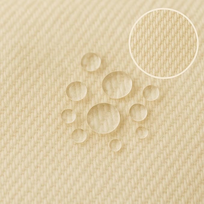 Organic Crib Mattress Protector - Flat Sheet Water Resistant Liner Pad, Breathable, Skin Friendly, Chemical-Free Pure Cotton [GOTS-Certified] for Full Standard Crib (52"x28") - Pack of 1