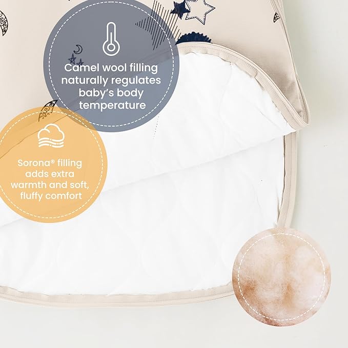 Unisex Sleeping Bag for Babies and Toddlers 3.5 Tog Sleep Sack, Baby Sleep Sack, One piece with sleeves, Gifts for Baby