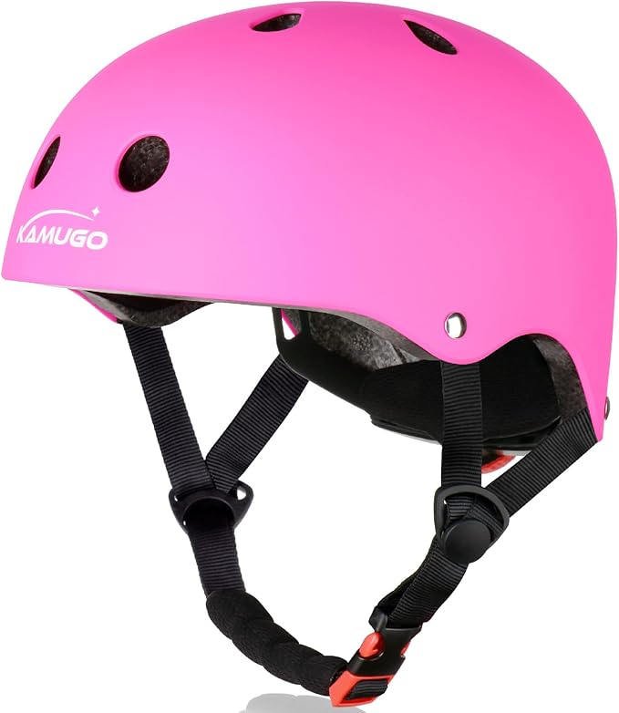 KAMUGO Kids Adjustable Helmet, Suitable for Toddler Kids Ages 2-14 Boys Girls, Multi-Sport Safety Cycling Skating Scooter Helmet