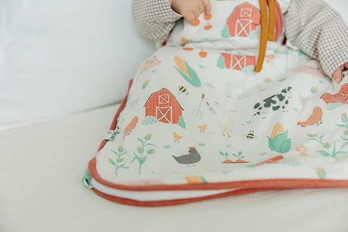 Copper Pearl Sleep Sack: Warm and Cozy Baby Bag in a Variety of Trendy Designs, Safe Alternative to Blankets, Sleeveless Baby Sleep Sack Swaddle Sizes Newborn to 24 Months - Farmstead