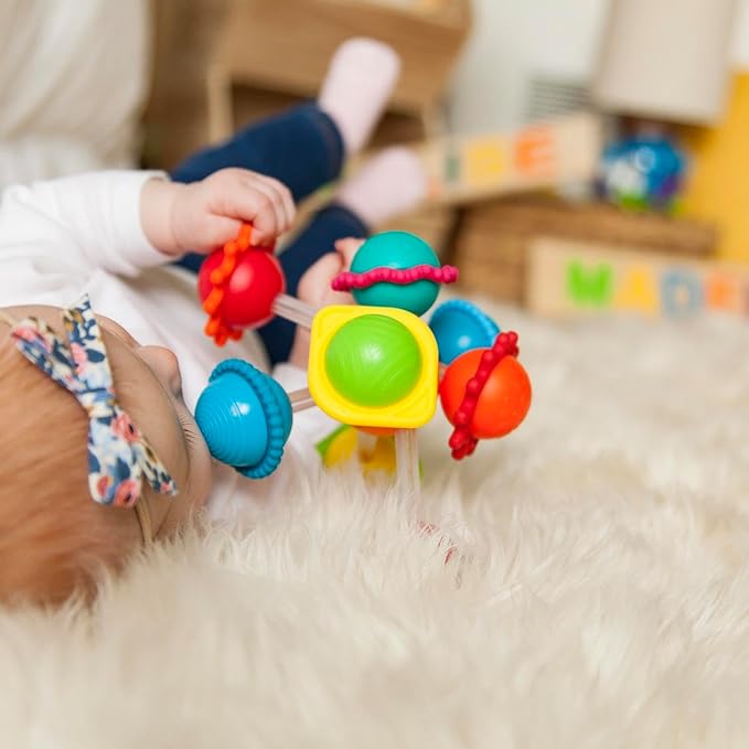 Fat Brain Toys Wimzle, Sensory, Fidget Toys for Toddlers, Babies 6 Months+