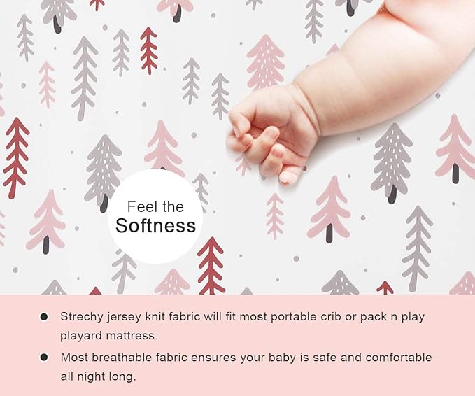 Stretch Fitted Bassinet Sheet Set BROLEX 2 Pack Cradle Sheets for Bassinet Pad/Mattress,Unisex Boys Girls,Ultra Soft,Jungle Animals