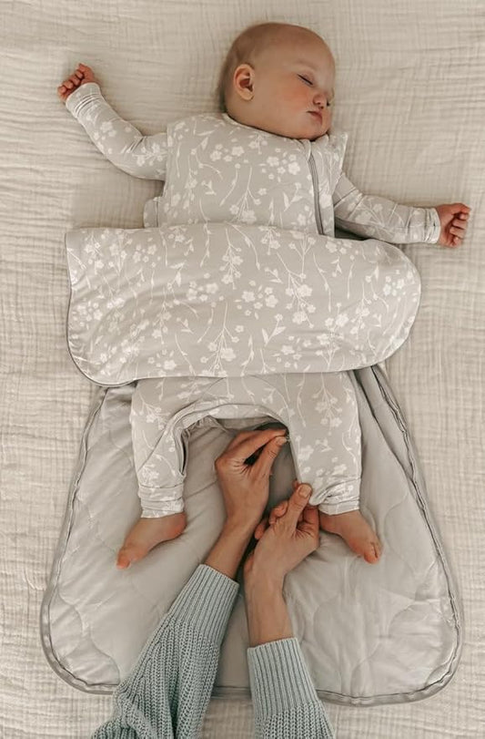GUNAMUNA Unisex Baby, Toddler Wearable Sleeping Bag Bamboo Rayon, Premium Duvet Sleep Sack, 0.5 TOG