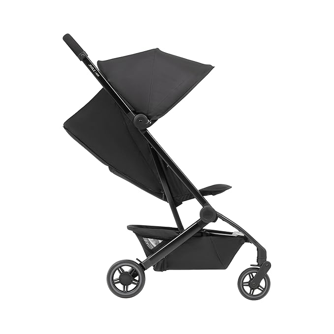 Joolz Dot Ultra Lightweight Travel Stroller for Toddler – Compact & Airplane Stroller (only 12.2lbs) -One-Handed Folding Design - UPF 50+ Canopy - Reclining Seat - (Space Black)