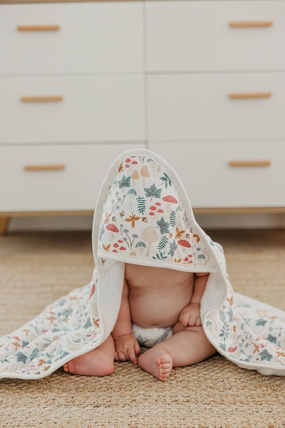 Copper Pearl Hooded Bath Towels Premium Knit/Terry Cloth Baby Towels with Hood, Pockets, and Cool Designs - Great to Gift and Make Bath Time Fun - Baby Bath Towel, Ivy