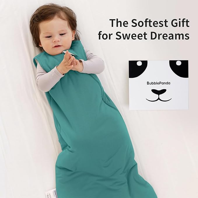 BubblePanda Modal Sleep Sack 2t-3t 1.0 Tog Super Soft Toddler Sleep Sack 24-36 Months for Babies 2-Way Zipper Baby Wearable Blanket