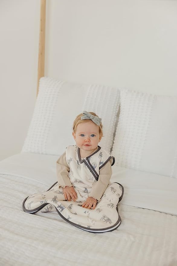 Copper Pearl Sleep Sack: Warm and Cozy Baby Bag in a Variety of Trendy Designs, Safe Alternative to Blankets, Sleeveless Baby Sleep Sack Swaddle Sizes Newborn to 24 Months - Cody