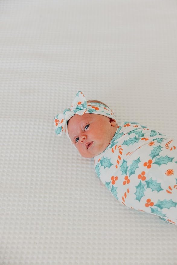 Copper Pearl Baby Swaddle Blanket - Premium Knit Baby Blanket, Large Soft Stretchy Receiving Blankets for Baby Boy and Girl, Swaddles for Newborn, Infant, and Toddler (Holly)