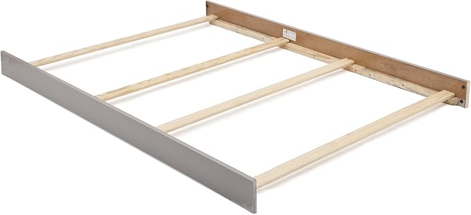 Full-Size Conversion Kit Bed Rails for Westwood Design Convertible Cribs - Solid Wood Rail - Toddler and Adult Bed Rail for Full-Size Beds - Essential Nursery and Baby Furniture (Cloud, Option 1)