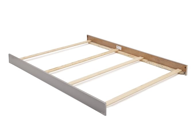 Full-Size Conversion Kit Bed Rails for Suite Bebe Convertible Cribs - Solid Wood Rail - Toddler and Adult Bed Rail for Full-Size Beds - Essential Nursery & Baby Furniture (Grey)