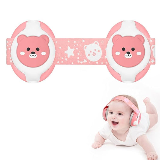 Baby Ear Muffs,25dB Infant Noise Cancelling Headphones for Babies 0-36 Months with Adjustable Headband Infant Ear Protection,Ideal Baby Travel Essentials for Outdoor,Sleep,Airplane & Music Festivals