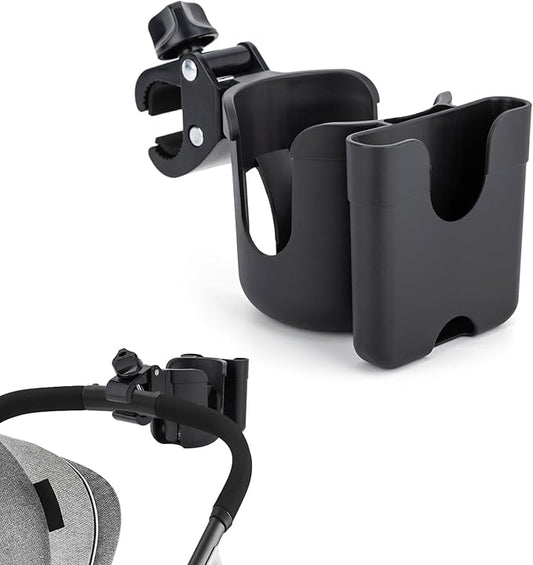 Cup Holder for Stroller Compatible with Evenflo with Phone Holder,Wagon Accessories Compatible with Evenflo,Black
