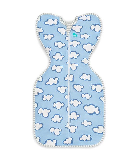 Love to Dream Swaddle UP, Baby Sleep Sack, Self-Soothing Swaddles for Newborns, Improves Sleep, Snug Fit Helps Calm Startle Reflex, New Born Essentials for Baby, 1.0 TOG, 13-19 lbs, Daydream Blue