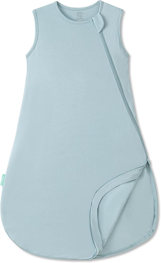 PurComfy Supersoft Sleep Sack 0.5 TOG, Premium Bamboo Viscose Sleeping Bag Thin Baby Wearable Blanket 2-Way Zipper Sleep Sack