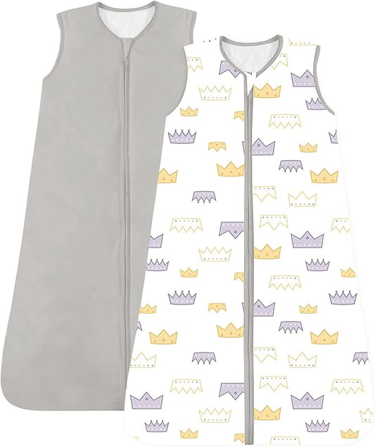 Baby Sleep Sack, 1.0 TOG Cozy Wearable Blanket, Soft Sleeping Bag with Zipper, Toddler Sleep Sack 0-3-6-12-24-3T