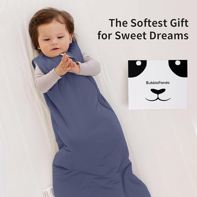 BubblePanda Modal Sleep Sack 12-18 Months 1.0 Tog Super Soft Toddler Sleep Sack for Babies 2-Way Zipper Baby Wearable Blanket
