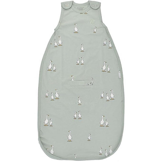 Ecolino Organic Cotton Baby Sleep Sack - 2-Way Zipper Baby Wearable Blanket - Toddler Sleeping Bag Sack - 2-4 Years - Goose