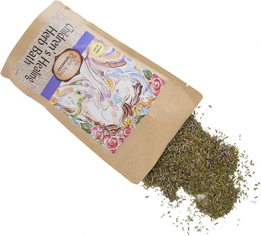 Birth Song Botanicals Children's Herb Bath for Lung and Respiratory Support* Herbal Bath for Children's Immune System Support, 8oz Bag