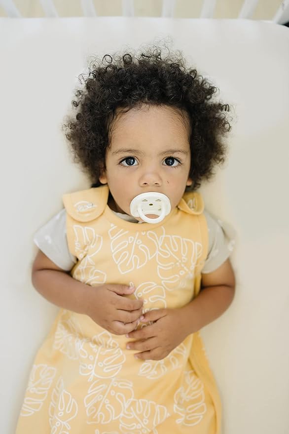 Ecolino Organic Cotton Baby Sleep Sack - 2-Way Zipper Baby Wearable Blanket - Infant to Toddler Sleeping Bag Sack - 2 Months - 2 Years - Leaf