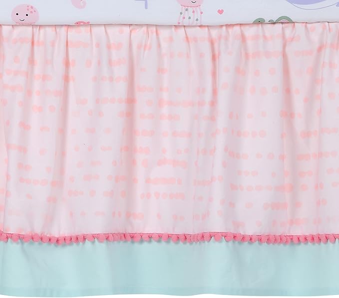 Lambs & Ivy Sea Dreams 3-Piece Dolphin/Turtle Nautical Baby Crib Bedding Set