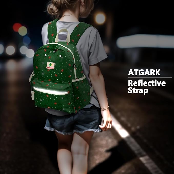 atgark Kids Backpack for Boys Girls: Backpack 6-10 - Kindergarten Elementary School Bookbag for Girl
