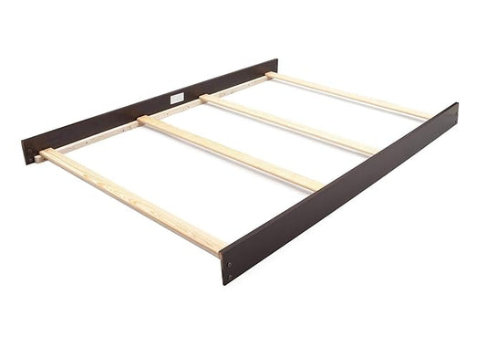 Full-Size Conversion Kit Bed Rails for Young America Convertible Cribs - Solid Wood Rail - Toddler and Adult Bed Rail for Full-Size Beds - Essential Nursery & Baby Furniture (Merlot)