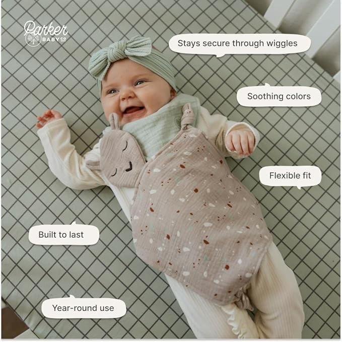 Parker Baby Soft & Durable Fitted Baby Crib Sheets | Snug Fit for Standard Crib Mattresses | Machine Washable, Fade-Resistant & Modern Nursery Designs