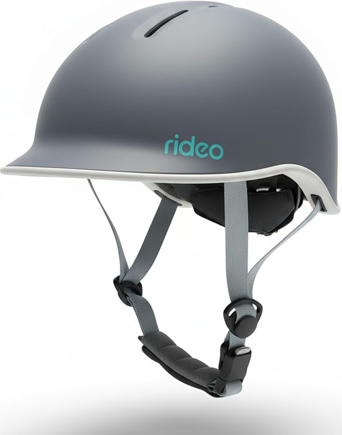 Rideo Kids Bike Helmet for Kids 3-5, Advanced Safety Girls Helmet, Adjustable & Multi-Sport, Patented Safety Buckle, Toddler to Youth