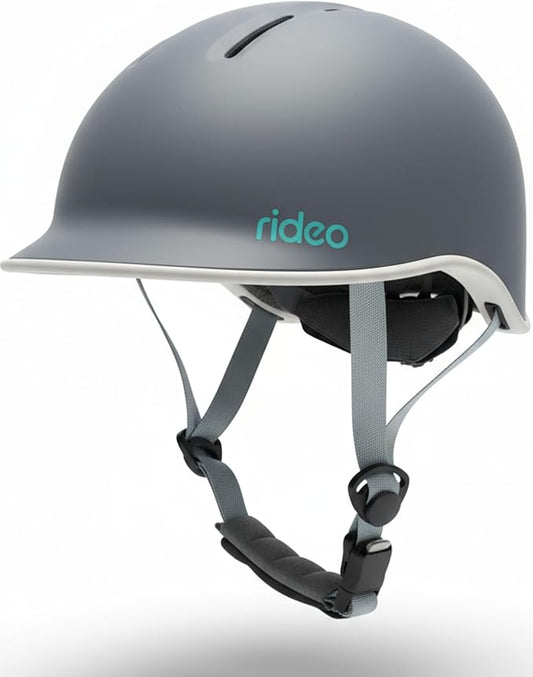 Rideo Kids Bike Helmet for Kids 3-5, Advanced Safety Girls Helmet, Adjustable & Multi-Sport, Patented Safety Buckle, Toddler to Youth