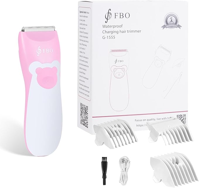 FBO bikini trimmer kit,body hair and beard trimmer,baby hair clipper,kids hair clipper,Multi-function trimmer,wet and dry,Super Quiet,cordless,rechargeable,ceramic blades,sharp,durable,smooth,painless