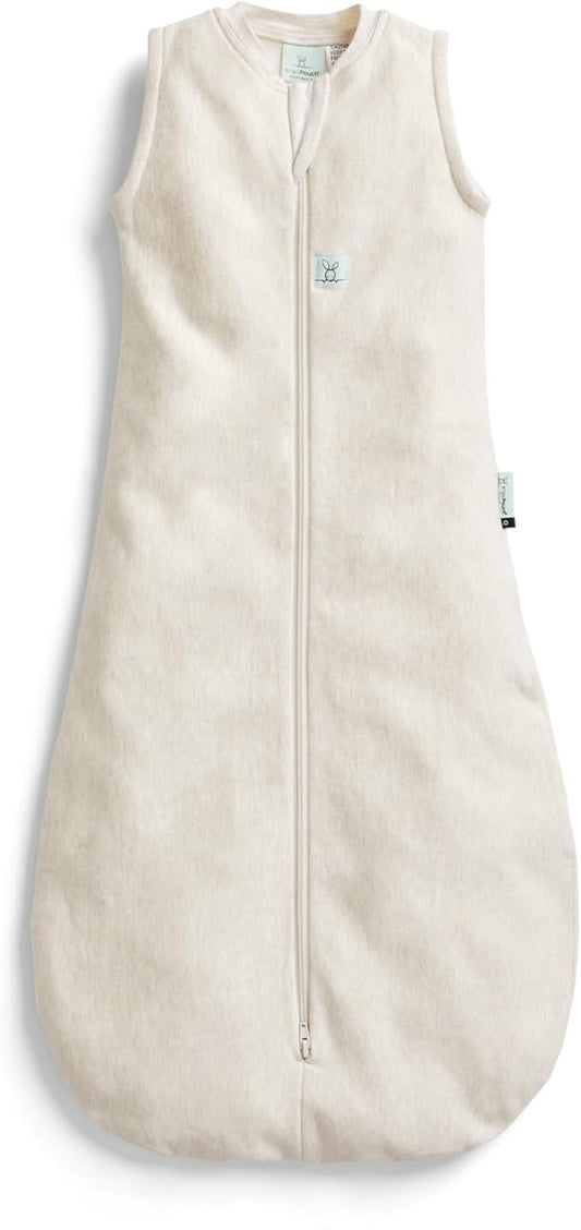 ergoPouch 2.5 Tog Jersey Sleeping Bag – Arms-Out Baby Sleep Sack, Ideal Transition from Swaddling, Slim Fit Keeps Baby Secure & Comfortable, Soft Breathable Fabric (8-24 Months, Oatmeal Marle)