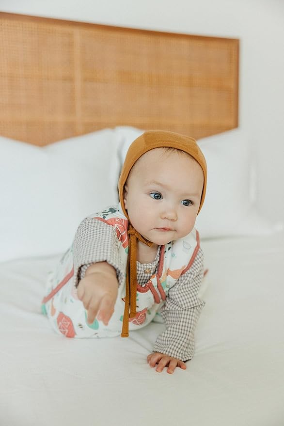 Copper Pearl Sleep Sack: Warm and Cozy Baby Bag in a Variety of Trendy Designs, Safe Alternative to Blankets, Sleeveless Baby Sleep Sack Swaddle Sizes Newborn to 24 Months - Farmstead