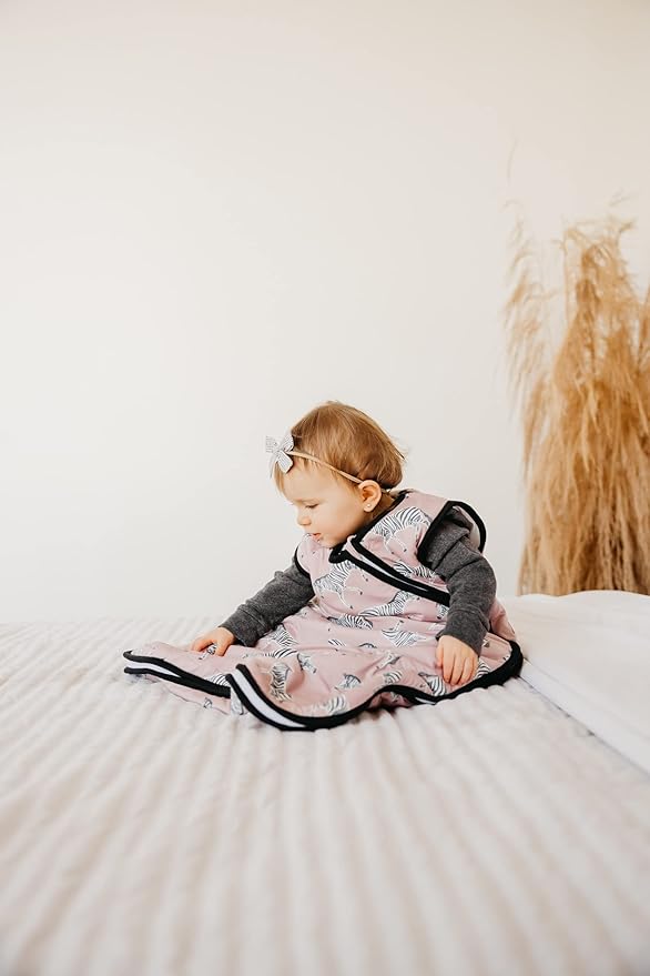 Copper Pearl Sleep Sack: Warm and Cozy Baby Bag in a Variety of Trendy Designs, Safe Alternative to Blankets, Sleeveless Baby Sleep Sack Swaddle Sizes Newborn to 24 Months - Zella