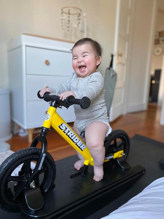 Strider 12” - Helps Teach Baby How to Ride a Balance Bicycle - for Kids 6 Months to 4 Years - Easy Assembly & Adjustments