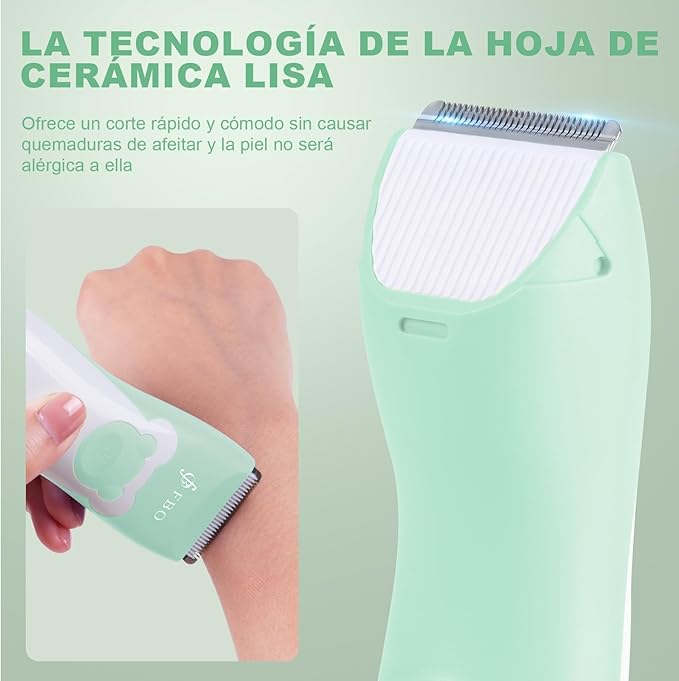 FBO bikini trimmer kit,body hair and beard trimmer,baby hair clipper,kids hair clipper,Multi-function trimmer,wet and dry,Super Quiet,cordless,rechargeable,ceramic blades,sharp,durable,smooth,painless
